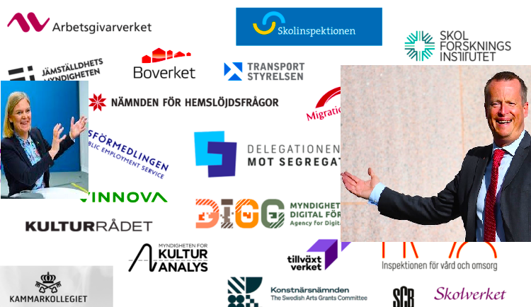 DABoooomB's tweet photo. Sverige har 367 statliga myndigheter, Finland har 70.

Socialdemokraterna har skapat 297 onödiga myndigheter och låter 90 % av dem styras av sig själva. Behöver man ens nämna Nämnden för hemslöjdsfrågor?

Bedrägeriet har pågått i 15 år och kostat skattebetalarna 225 miljarder ❤️ https://t.co/5Kvj5myEMd