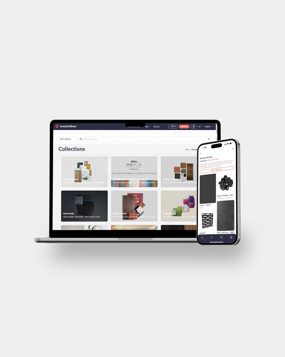 Create your own collections — directly on Swatchbox PRO.

Add your favorite samples, organize them by project or concept, and come back to them anytime.

📦 Save now. Order later.

#Collection #Swatchbox #SampleSmarter