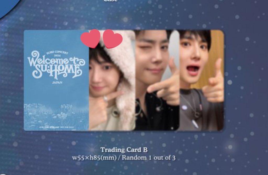 sooo0522's tweet photo. 수홈 재팬 포카 교환
저 3번째
님 ❤️ https://t.co/8arB7Hp9t0