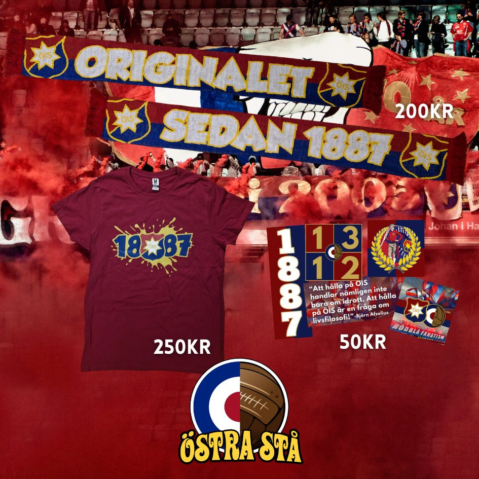 Imorgon börjar livet igen!
Efter en lång väntan är det äntligen dags! Vi ses på Plaza för uppladdning kl 11:00.

Efter det blir det marsch till Gamla Ullevi som avgår kl 13:45. Sedan är det ekande sång och rödblå fanatism som gäller i 90+ minuter!

Framåt Rödblått kämpa för seger