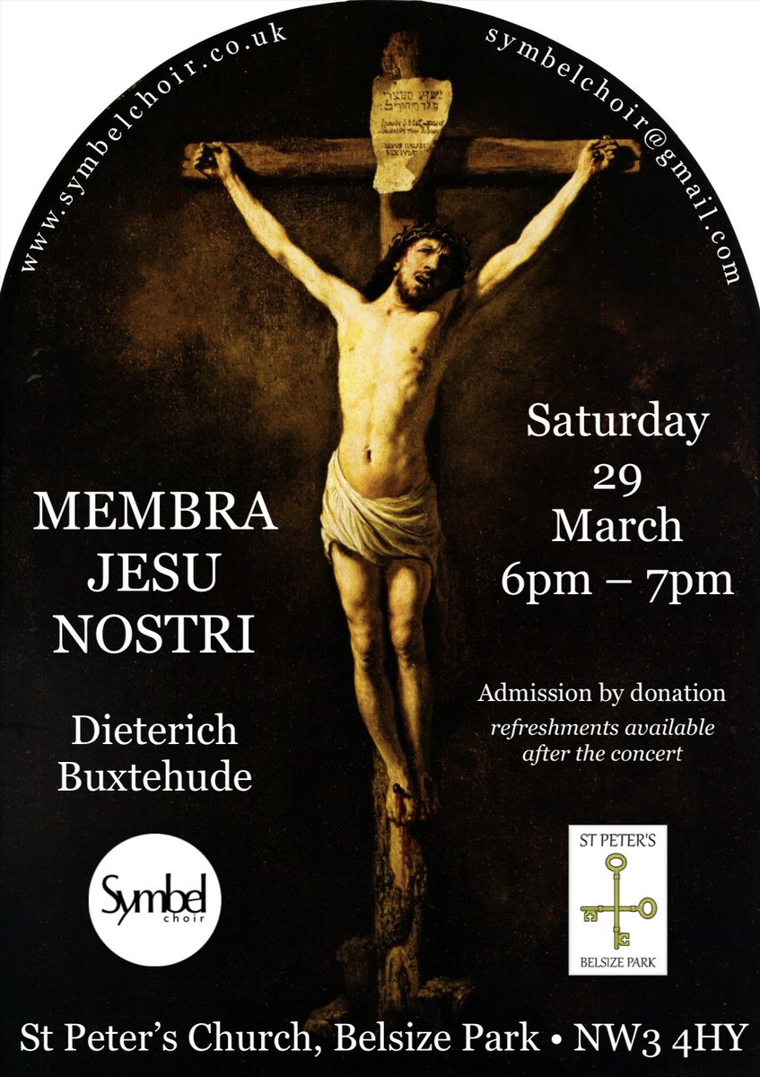 symbelchoir's tweet photo. This is *tomorrow* @StPeterBelsize at 6pm! https://t.co/CfcaGuDmKO