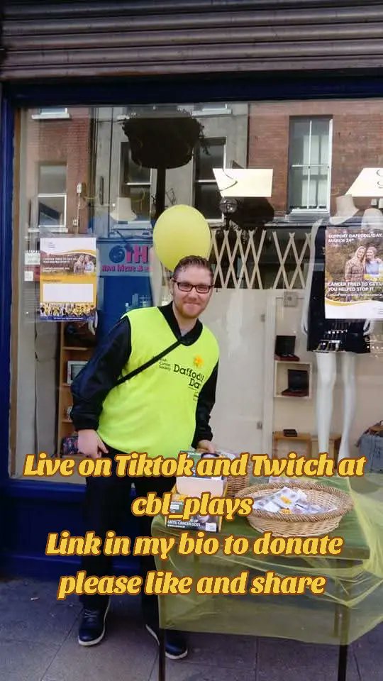 Later today at 2:30 PM (Ireland time), I’m going live on both my Twitch and TikTok channels for a charity stream to raise as much as possible in support of the <a href="/IrishCancerSoc/">Irish Cancer Society</a> support—whether it’s tuning in, sharing, or donating—would mean the world!
<a href="/ICSHeroes/">ICSHeroesFromHome</a>