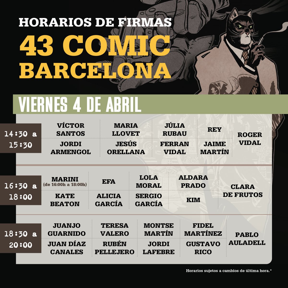 NormaEditorial's tweet photo. ¡Mañana empieza el @COMIC_bcn!😃

Allí nos podrás encontrar como siempre y en compañía de muchos nombres conocidos.

Conoce ya los horarios y normas de las sesiones de firmas ✍ de los autores que estarán en nuestro stand.

¡¿Preparado?!😉 https://t.co/xFxLugwcu1