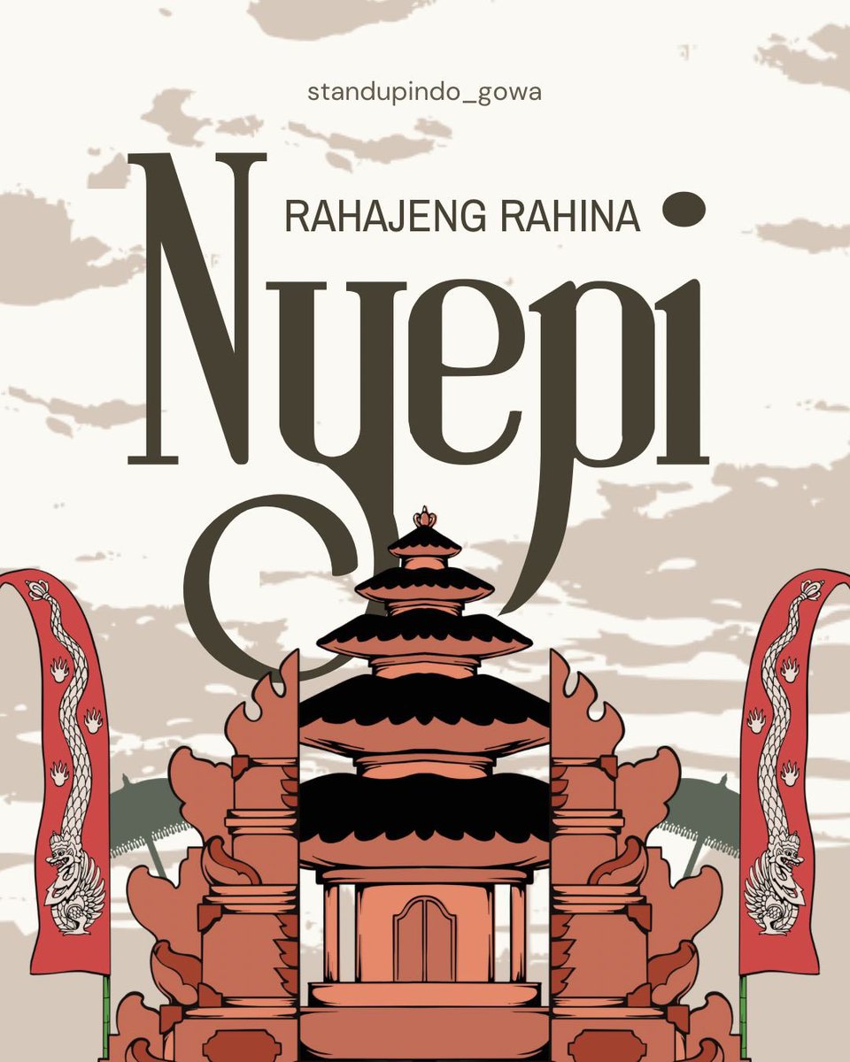 Selamat Hari Raya Nyepi 2025! ✨ Saatnya hening sejenak, meresapi makna, dan memulai lembaran baru dengan hati yang lebih bersih. Semoga kedamaian dan kesejahteraan selalu menyertai kita. 🙏🌿

Selamat Hari Raya Nyepi Bli <a href="/StandupindoBali/">STANDUPINDOBALI</a> ✨
__
#StandUpIndoGowa #HariRayaNyepi