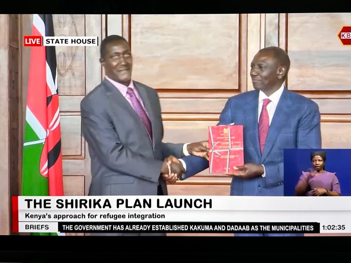 J.N. Burugu (@burugu_j) on Twitter photo Thank you <a href="/WilliamsRuto/">William Samoei Ruto, PhD</a> for bold leadership & Kenya’s tacit commitment in Transformative, Inclusive & Sustainable Refugee mngt wth vision to incorporate Host Communities in Socio-Economic programs & contributions to Kenya’s growth <a href="/FilippoGrandi/">Filippo Grandi</a> <a href="/DRSKenya/">Department of Refugee Services</a> Thank you <a href="/WilliamsRuto/">William Samoei Ruto, PhD</a> for bold leadership & Kenya’s tacit commitment in Transformative, Inclusive & Sustainable Refugee mngt wth vision to incorporate Host Communities in Socio-Economic programs & contributions to Kenya’s growth <a href="/FilippoGrandi/">Filippo Grandi</a> <a href="/DRSKenya/">Department of Refugee Services</a>