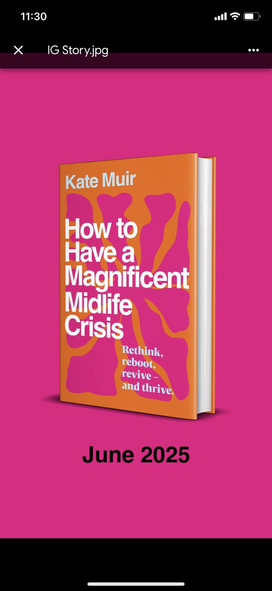 Out in June!
‘A midlife crisis is a magnificent moment and no-one should miss out. We need to reframe this time for a new generation of women who want to thrive for longer. We must reclaim the midlife crisis from madmen with red sports cars…’
Preorder amzn.eu/d/g4yGGw6