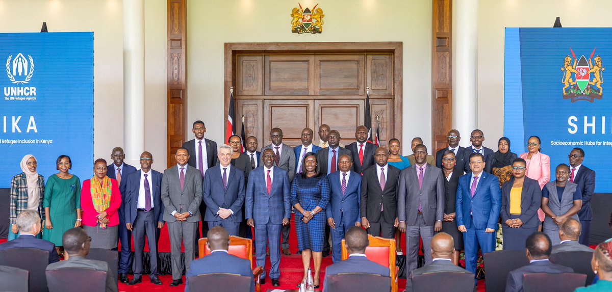 William Samoei Ruto, PhD (@williamsruto) on Twitter photo At <a href="/StateHouseKenya/">State House Kenya</a>, Nairobi, launched the Shirika Plan, a landmark initiative that integrates refugees with host communities in our country.
This will upgrade our refugee management, shifting from humanitarian dependency to a more inclusive and progressive development model At <a href="/StateHouseKenya/">State House Kenya</a>, Nairobi, launched the Shirika Plan, a landmark initiative that integrates refugees with host communities in our country.
This will upgrade our refugee management, shifting from humanitarian dependency to a more inclusive and progressive development model