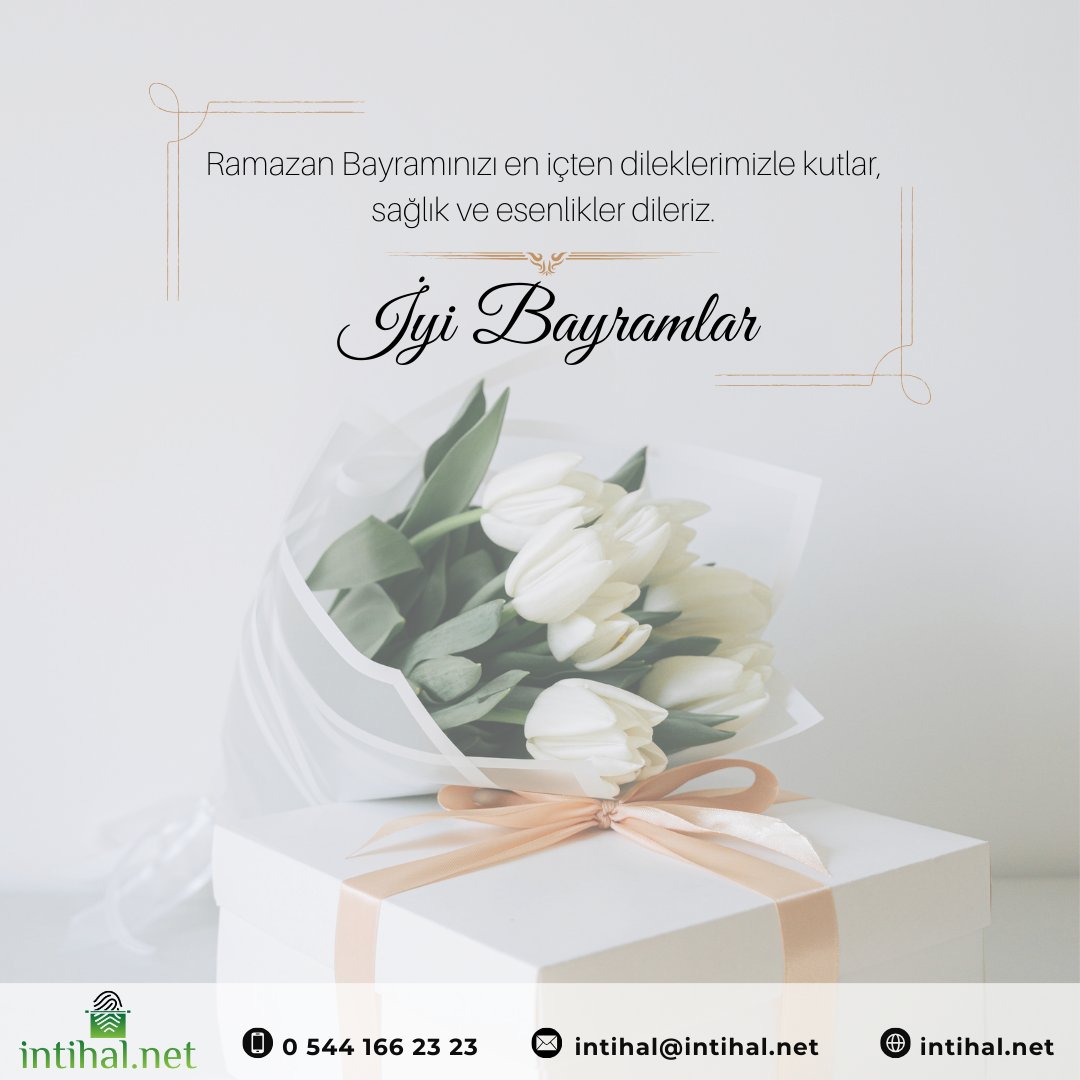 Sevdiklerinizle birlikte sağlıklı ve huzurlu bir bayram geçirmenizi dileriz! ✨ #intihalnet