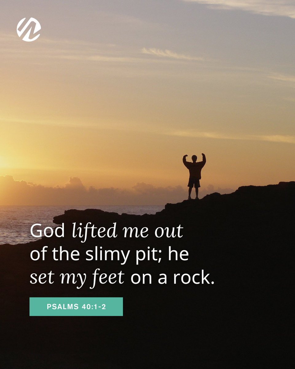 InternatMin's tweet image. The Psalms give us hope and affirm God's faithfulness. 💛

"I waited patiently for the Lord; he turned to me and heard my cry. He lifted me out of the slimy pit, out of the mud and mire; he set my feet on a rock and gave me a firm place to stand." Psalm 40:1-2

#WeeklyScripture