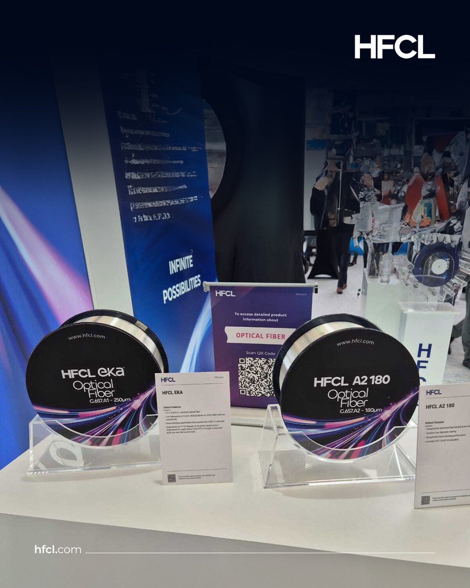 hfclg's tweet image. The FTTH Conference 2025 has come to an end! 

Relive the highlights as we showcased the future of fiber. Until next time! 

#HFCL #FTTHConference #FiberInnovation