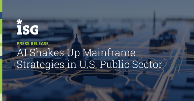 BurkeJP2's tweet photo. U.S. state and local governments are discovering #mainframes may be uniquely suited to running AI workloads while protecting mission-critical data, a new #ISGProviderLens report says. AI can streamline software development, testing and documentation. https://t.co/V2Zl4SsSCB https://t.co/gj9v97VJRD