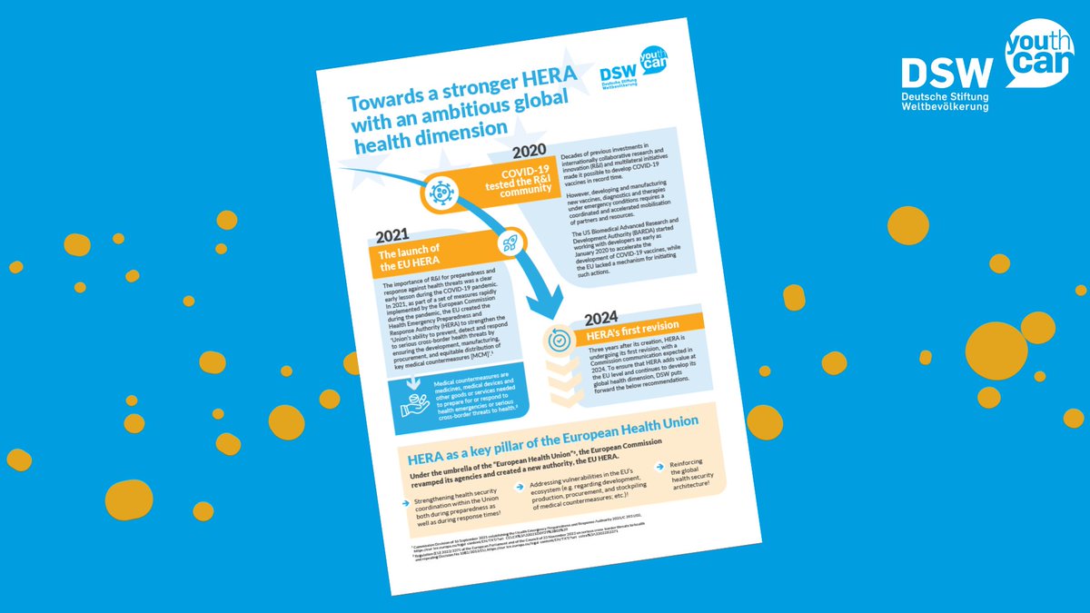 This week, the EU 🇪🇺 published its Preparedness Union Strategy as well as a review of HERA. Wondering what this new strategy means for #globalhealth and how HERA performed in its first review?

Read our latest article: linkedin.com/pulse/dsw-reac…