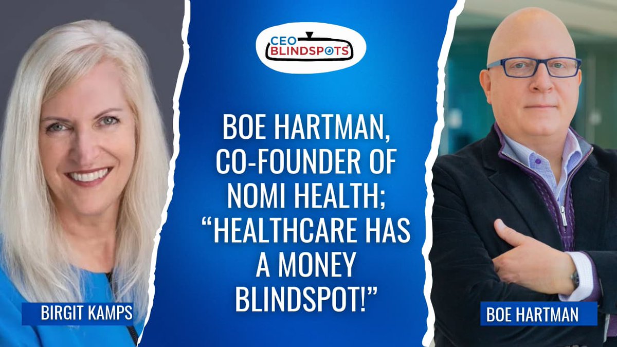Discover what happened when Boe told 3,000 employees on a global video call at Barclay’s that he was scared… when he became a Goldman Sachs partner in record speed… and what’s motivating him to disrupt the $4.9 trillion healthcare system as the co-founder of ⁠Nomi Health⁠!
In