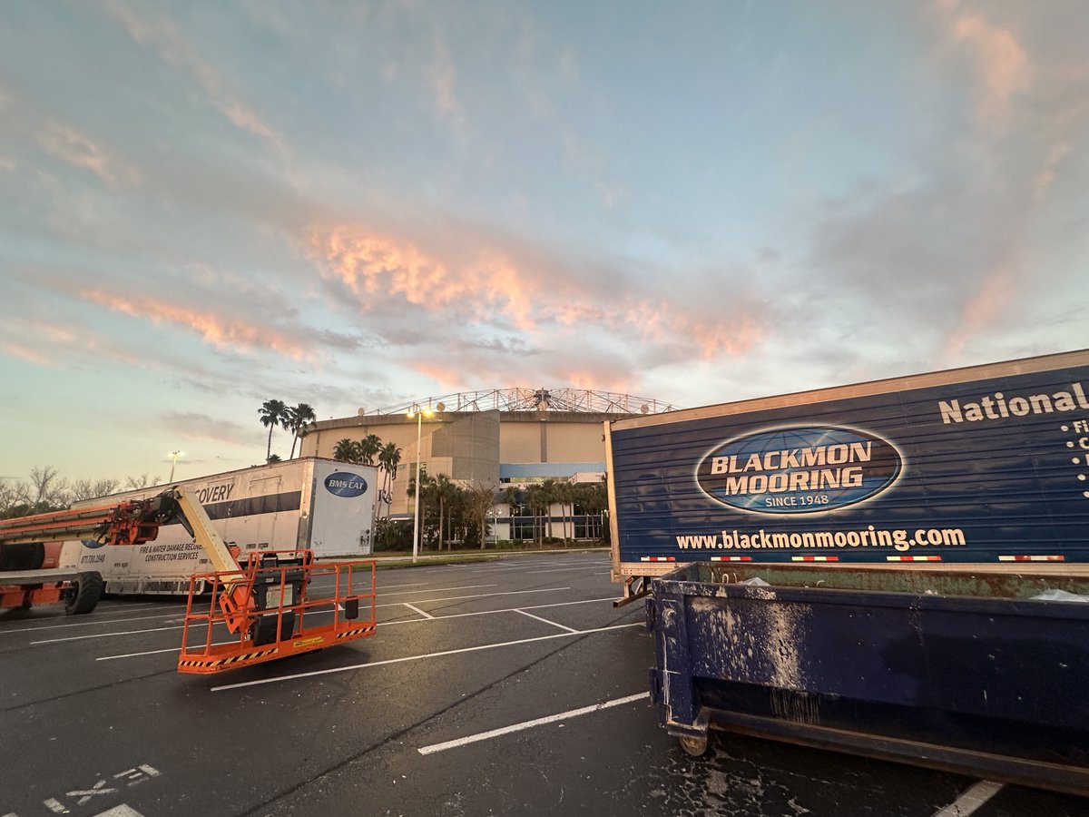 It’s the first opening day in ⁦<a href="/RaysBaseball/">Tampa Bay Rays</a>⁩ history that they’re not at Tropicana Field. For 27 years this parking lot has been packed with fans and people tailgating the start of the season. This year, it certainly looks a lot different ⁦<a href="/BN9/">Spectrum Bay News 9</a>⁩