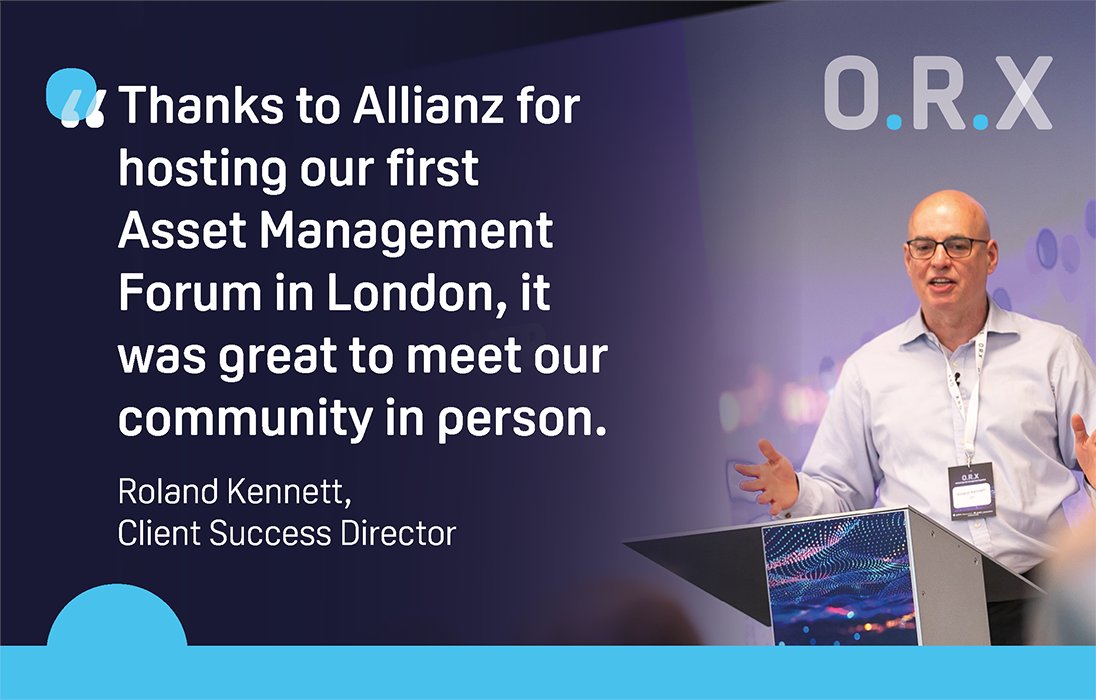 ORX_association's tweet photo. We were thrilled to host our 𝗳𝗶𝗿𝘀𝘁 𝗢𝗥𝗫 𝗔𝘀𝘀𝗲𝘁 𝗠𝗮𝗻𝗮𝗴𝗲𝗺𝗲𝗻𝘁 𝗙𝗼𝗿𝘂𝗺  in London. A huge thank you to @Allianz for hosting. It was an opportunity to review risk management trends and share updates on our ongoing and future work, Visit https://t.co/4xUON0PRKs https://t.co/GwqcErsfGH