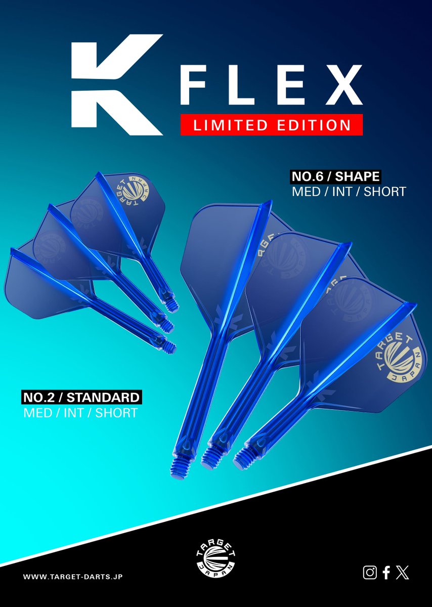 ＼新商品情報／

K-FLEX LIMITED EDITION
BLUE×GOLD

TARGET JAPANロゴシリーズがK-FLEXから限定モデルとして登場！
印象的なブルーとラグジュアリーなゴールドのロゴがモダンでファッショナブルな雰囲気をもたらします。

シェイプ、スタンダードの2タイプを数量限定販売。

▼詳細はこちら
No.6