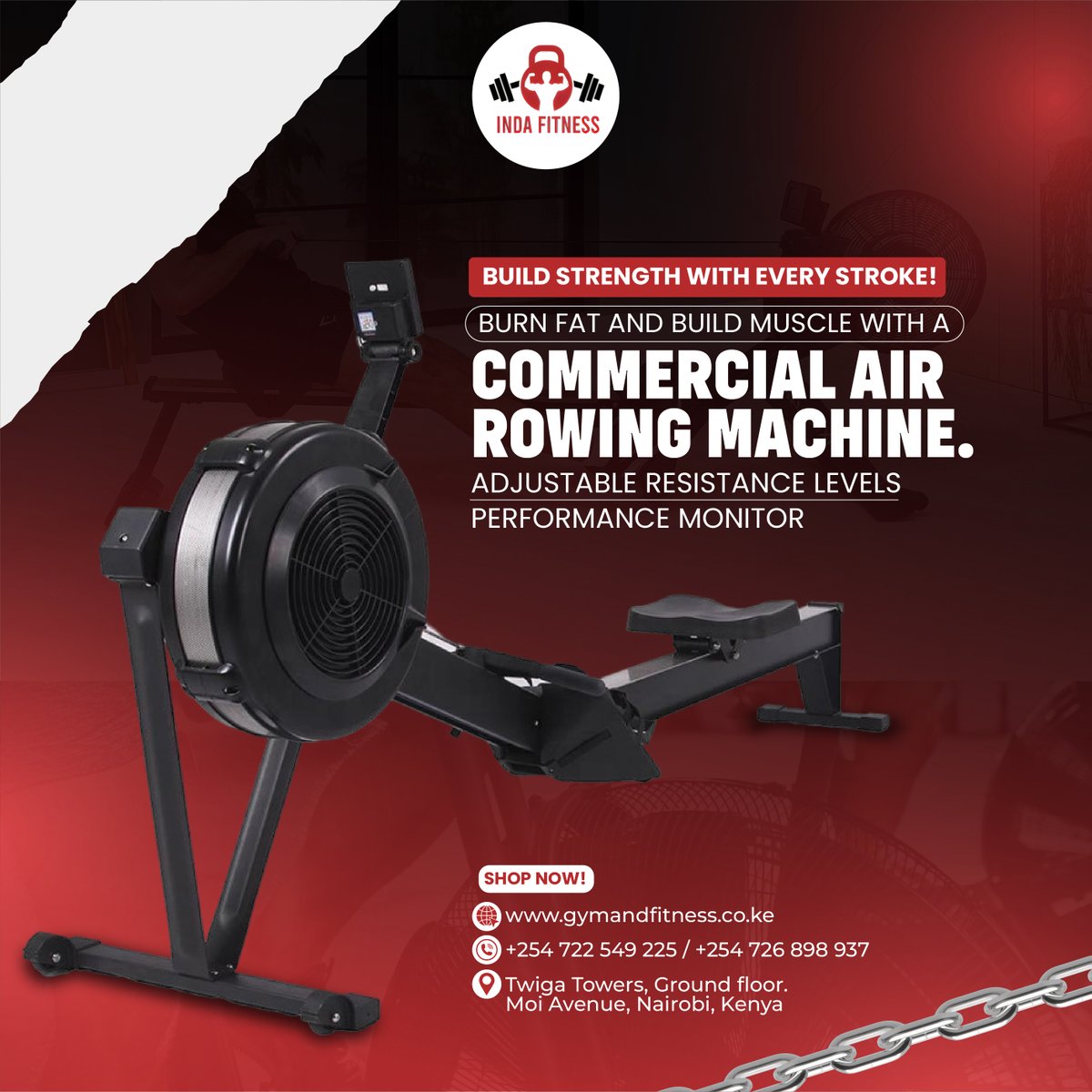 EsubuMedia's tweet image. 🚣‍♂️ Row, row, row your way to fit with the Commercial Air Rowing Machine! 💨🔥 Smooth moves, killer workout—feel the burn, embrace the flow! 💪💙

Ready to paddle in? 🚀

👉 gymandfitness.co.ke/product/commer…

#StrongerEveryStroke #RowingMachine #FullBodyWorkout #indafitness