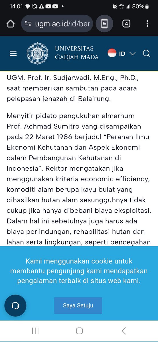 <a href="/CakNur971/">Bukan Fir'aun Jawa</a> Prof. DR. Ir. Achmad Sumitro, gelar profesornya baru dikukuhkan tahun 1986, berarti tahun 1985 belum menyandang gelar profesor..