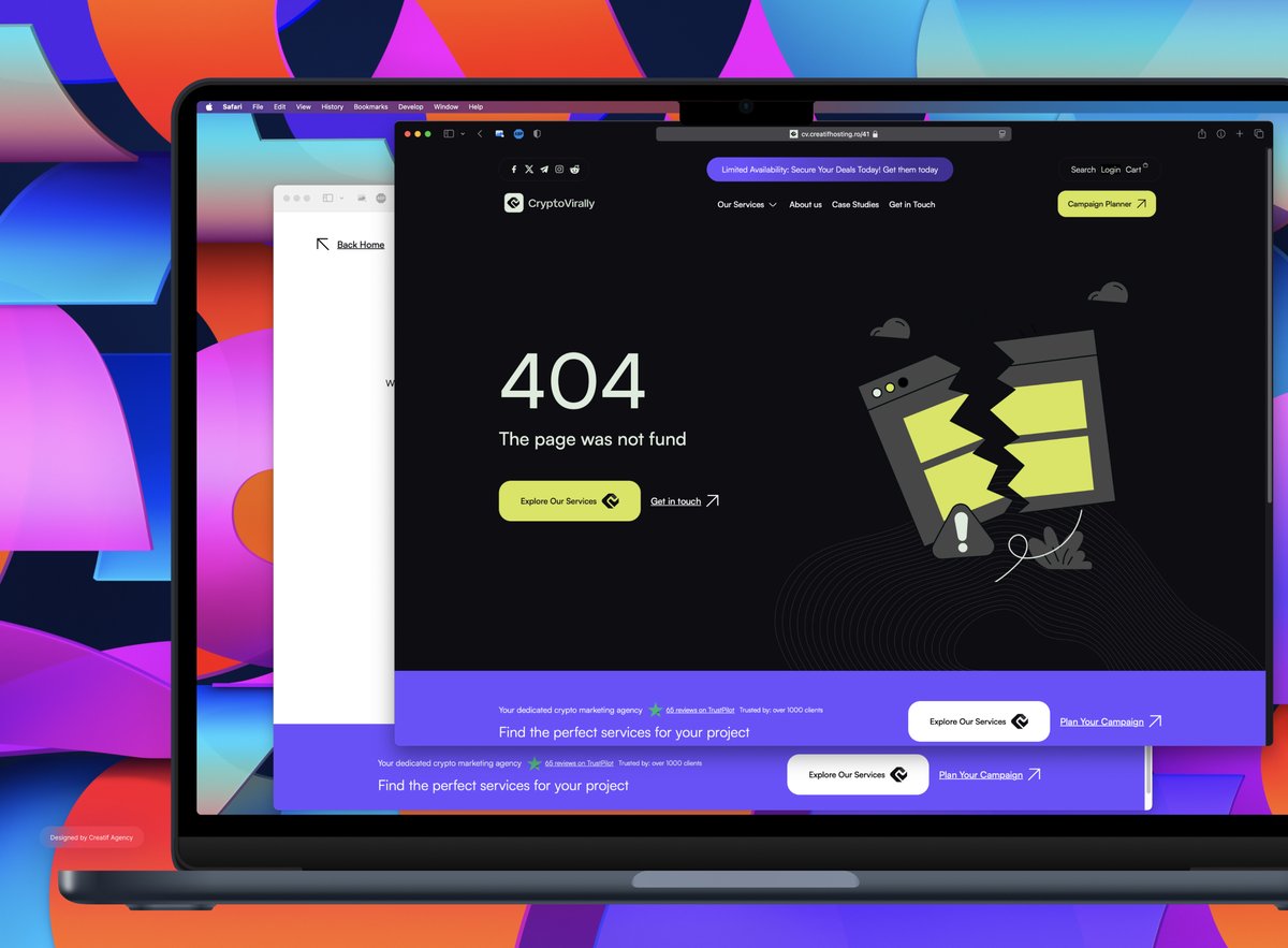 When even the 404 page is custom-designed, you know the website is on another level.

Every detail matters, and this project is a true masterpiece in web design—crafted for both aesthetics and performance. Precision, creativity, and seamless UX at their finest #webdesign