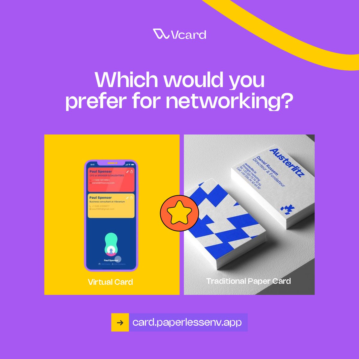 Vcard_env's tweet photo. Oya ooo tell us in the comment session which would you prefer?

#upgradeyournetwork #digitalnetworking #smartconnections #nextgennetworking #paperlessjourney https://t.co/0Oy4IEko5S
