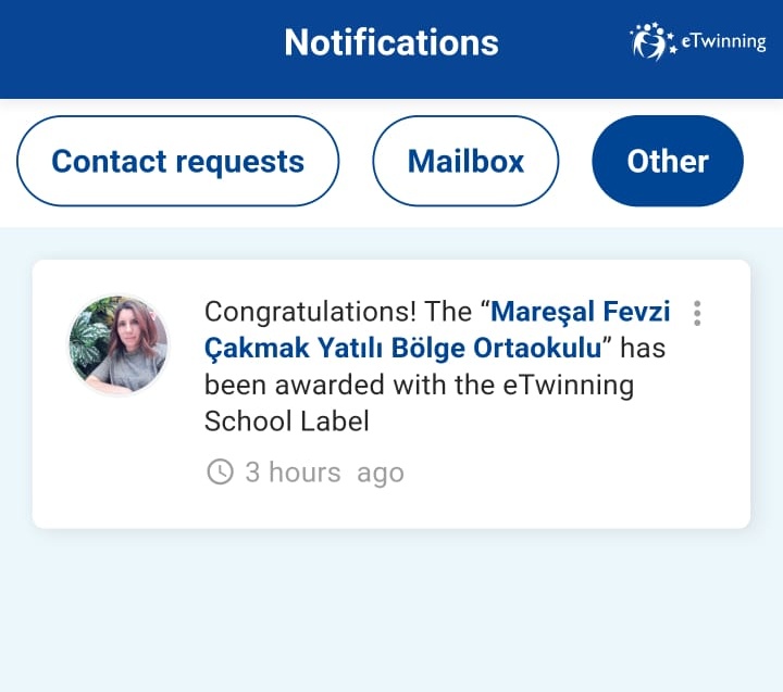 Okulumuz eTwinnig etiketi almaya hak kazanmıştır. Çalışmalarından dolayı Burcu ÖZDEMİR öğretmenimize teşekkür ederiz.
<a href="/tcmeb/">Millî Eğitim Bakanlığı</a>
<a href="/Yusuf__Tekin/">Yusuf Tekin</a> 
<a href="/valiatillatoros/">Atilla Toros</a>
<a href="/_Ali_KARAGOZ/">Dr. Ali KARAGÖZ</a>
<a href="/MersinMEM/">Mersin İl Millî Eğitim Müdürlüğü</a> 
<a href="/fazilet_durmus/">Fazilet Öğretmen 🇹🇷</a> 
<a href="/mut_mem/">Mut İlçe MEM</a>
<a href="/erddlk33/">Erdal DÖLEK 🇹🇷</a> 
<a href="/bircankeles/">Bircan Keleş</a> 
<a href="/Burcuyozdemir/">Burcu Özdemir</a>