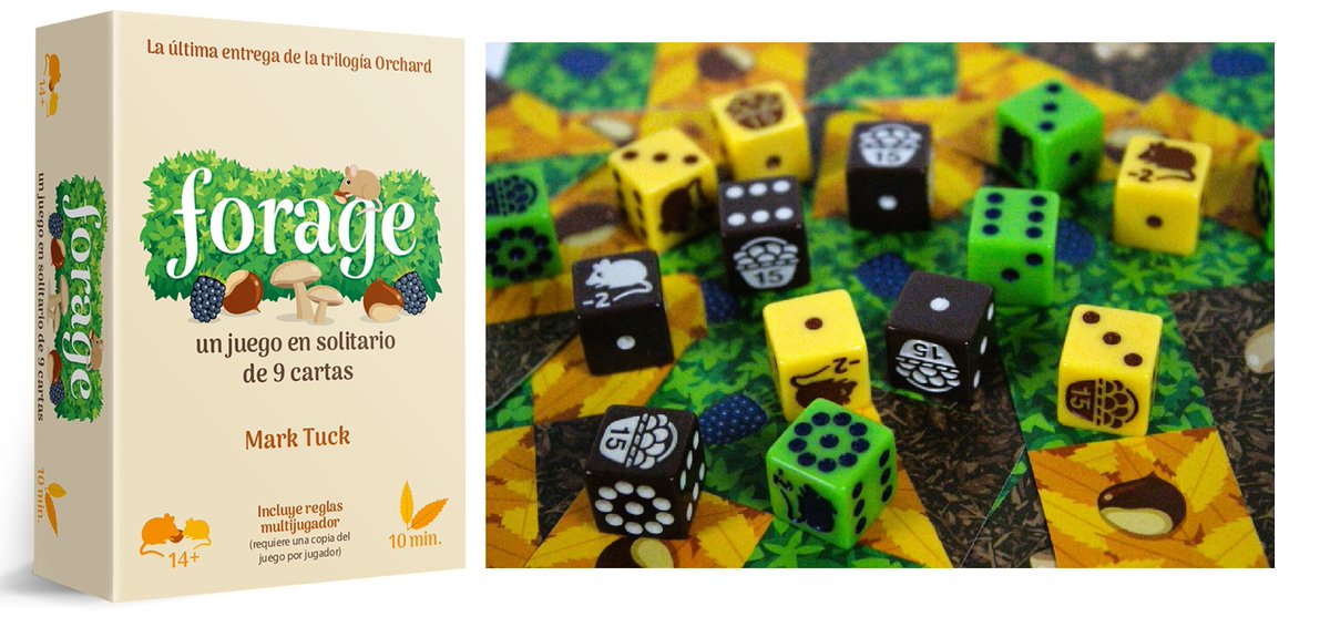 Forage. Busca aliments silvestres en les diferents zones del bosc, recol·lectant tants com puguis en jugar cartes de manera que les zones iguals se solapin. <a href="/melmacgames/">melmacgames</a>
melmacgames.com/juegos/forage/
Com es juga <a href="/zacatrus/">Zacatrus</a>: youtube.com/watch?v=7FRiNb…
