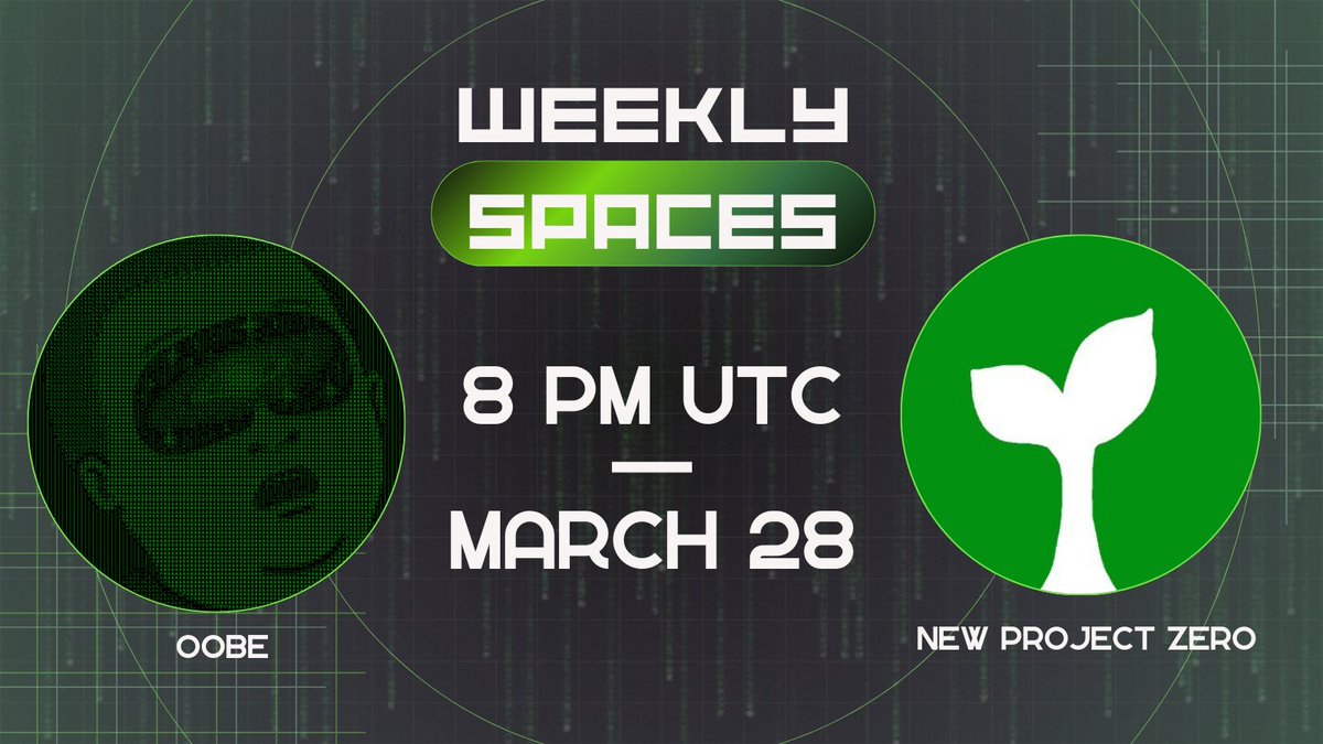 OOBEonSol's tweet photo. We are excited to announce our weekly spaces with our tech friends from @Project0ver !  
As our amazing co-host, we’ll have the unstoppable @56Infinity_eth , @k6sol  along with many special guests!  

https://t.co/wOl5LsbWtE

📌I highly recommend you don’t miss it, there will be plenty of interesting things to hear! 

Today - 8 PM UTC