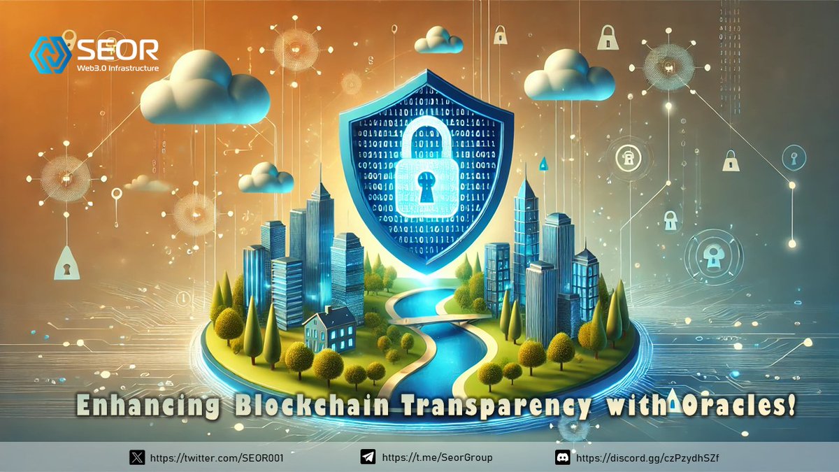 🪩Discover the role of oracles in blockchain with SEOR!   

🛡️Our oracles ensure that smart contracts have access to reliable real-world data, enhancing transparency and security in decentralized applications.

#Blockchain #SEOR #Oracle