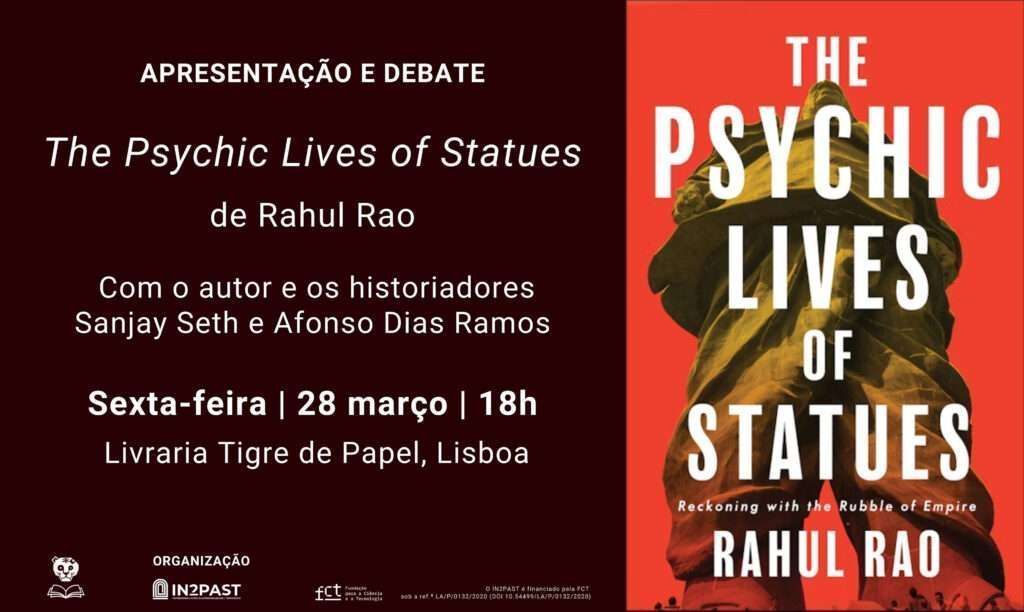 💥TODAY💥

<a href="/thariel/">Rahul Rao</a> will be in Lisbon, discussing The Psychic Lives of Statues.

🗓️Fri, Mar 28
⏰6 pm
📍Tigre de Papel Bookstore
🎟buff.ly/PjRiNDj