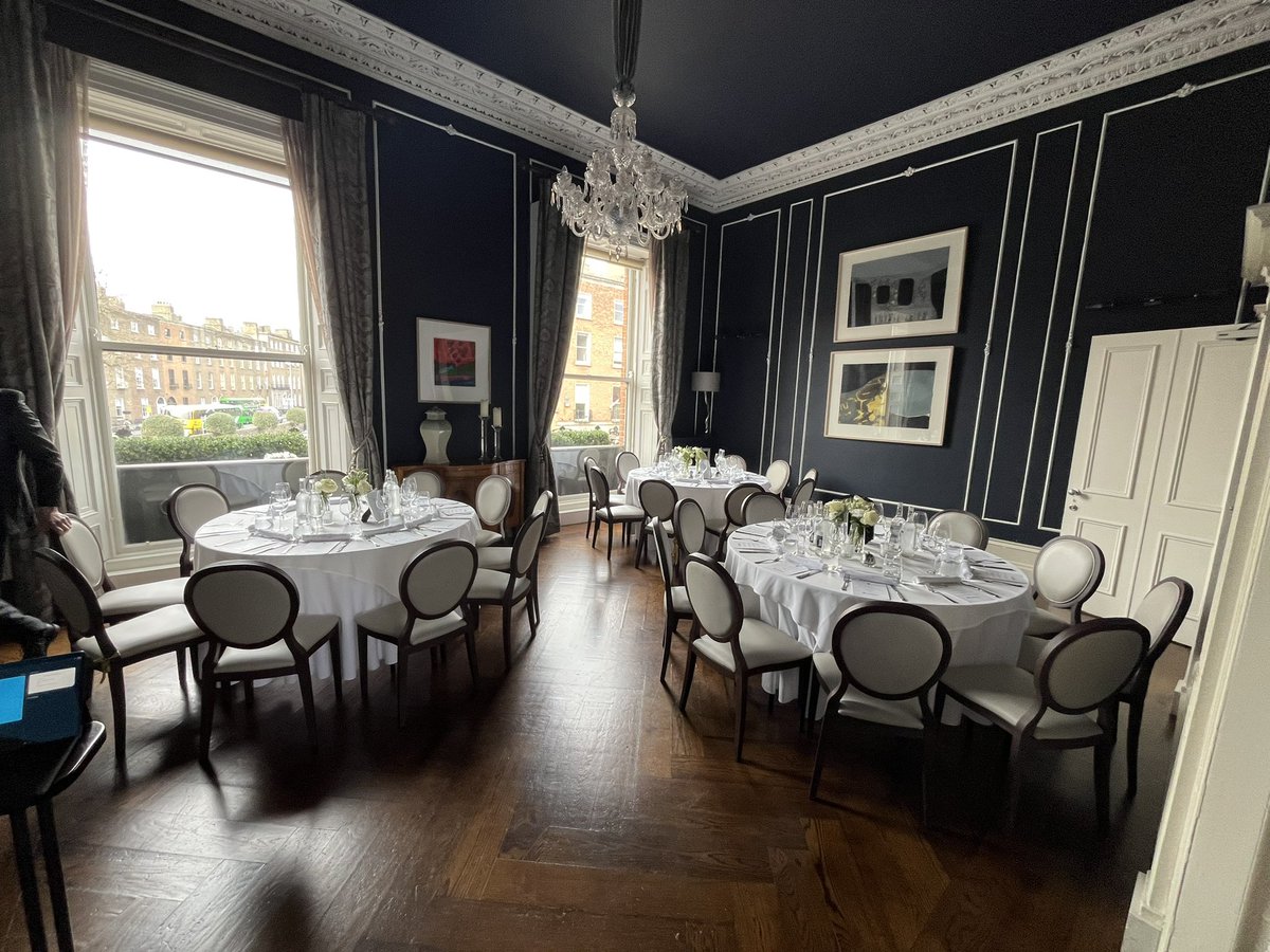 InvestwiseFP's tweet image. Our spring lunch event at the fabulous 25 Fitzwilliam Place. Clients were treated to an insightful business presentation from Stuart Fitzgerald. Great to have a full house of 60 clients for the day.