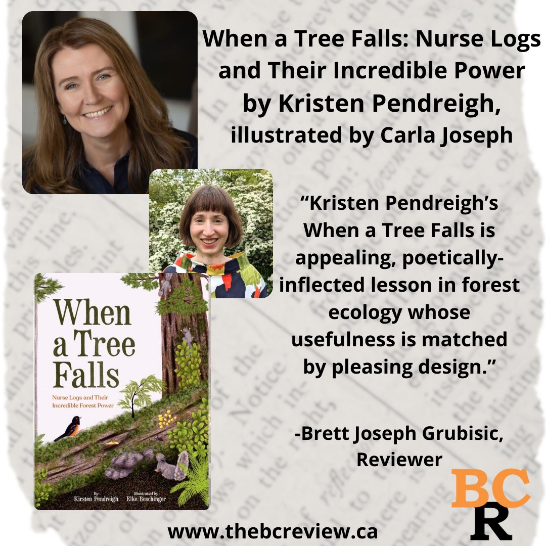 #BookReview: When a Tree Falls by Kristen Pendreigh “Kristen Pendreigh’s When a Tree Falls is appealing, poetically-inflected lesson in forest ecology whose usefulness is matched by pleasing design” <a href="/ChronicleBooks/">Chronicle Books</a>
thebcreview.ca/2025/03/24/248…