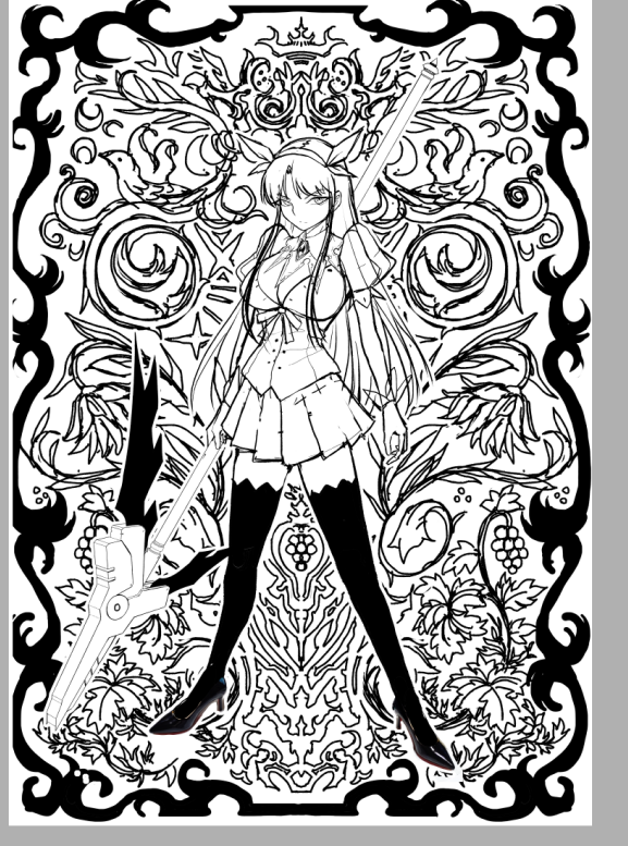 自分で下書き書いて
自分で「これ俺がペン入れするの・・・?正気か?」ってなってる 