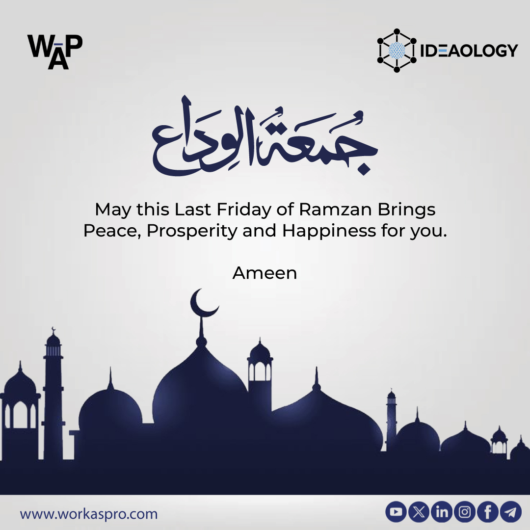 workasprotalent's tweet image. Wishing you a blessed Friday Mubarak! May this day bring you peace and prosperity in your talent journey with WorkAsPro.

#FridayMubarak #WorkAsPro #Talent #CareerGoals #BlessedFriday