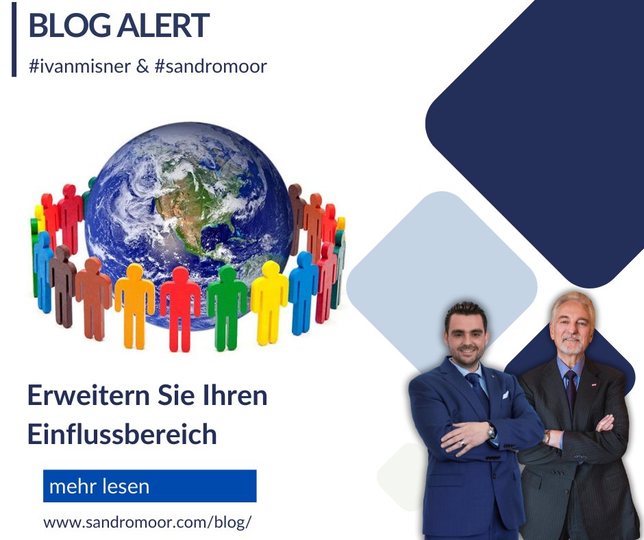 AsentivGlobal's tweet photo. Erweitern Sie Ihren Einflussbereich - by Dr. Ivan Misner Asentiv Global Founder &amp; Sandro Moor Asentiv Global Owner &amp; Chairman
More in the latest blog post. 
https://t.co/mkcYDlhcQw
#asentivacademy #spectacularlife #AmazingBusiness
#Asentiv #EntrepreneurLife #BusinessGrowth https://t.co/fWFYU9pRDo