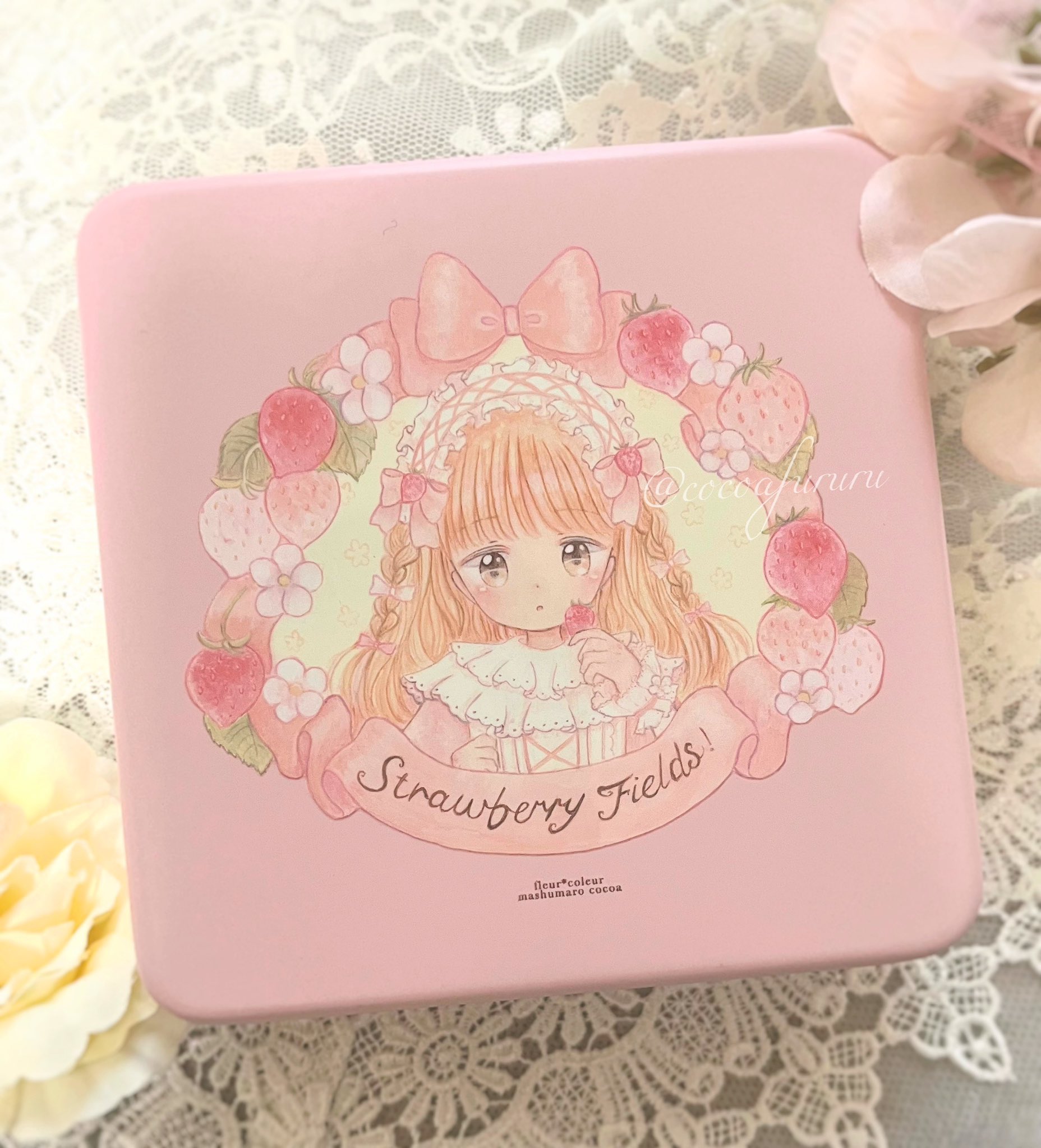 大人気アイテム 水彩画 原画 home sweet （Home ティーセットと薔薇の昼下がり 絵画