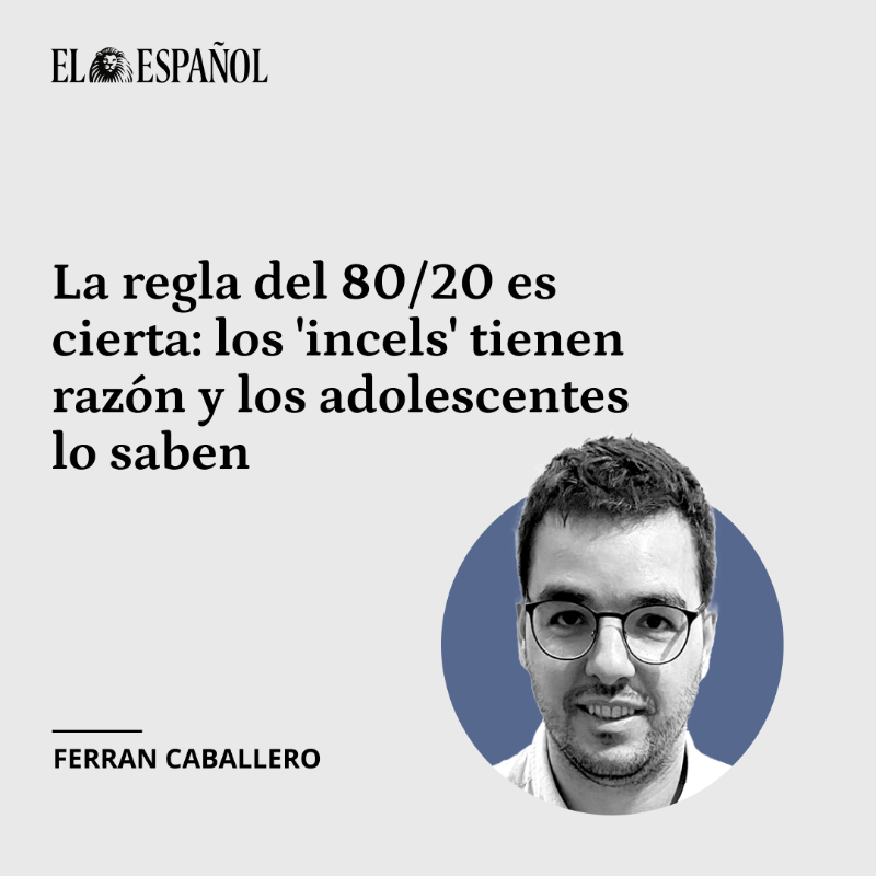 elespanolcom's tweet photo. #PassingShot | El gran problema de esta teoría del 80/20 es que es básicamente cierta y encaja con la experiencia de la inmensa mayoría de los niños de trece años, que son naturalmente 'incels', y la explica a la perfección la serie Adolescencia

La opinión de @ferrancab