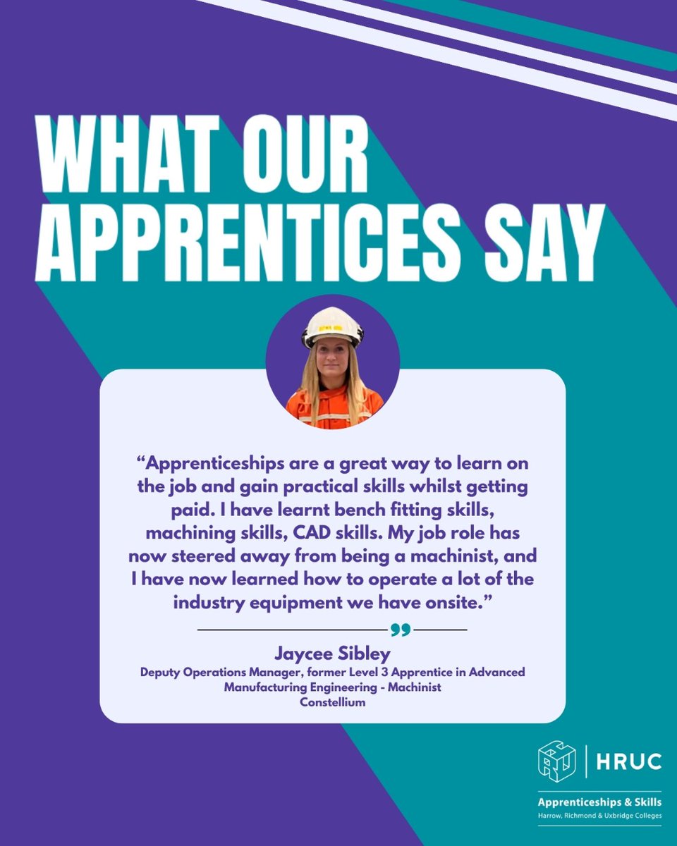 Meet Jaycee – from Level 3 Machinist Apprentice to Deputy Operations Manager!
Jaycee took a leap into an engineering apprenticeship and she’s never looked back, proving women in construction can achieve anything!
Want to follow in her footsteps? Click here ow.ly/GIzV50VpCCc
