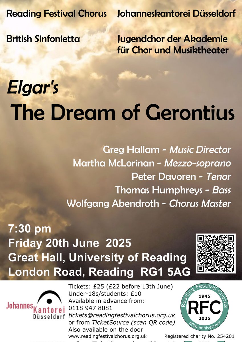 ReadingFestivalChorus (@reallyfabchoir) on Twitter photo BIG anniversary year for us - 80 years of <a href="/ReallyFabChoir/">ReadingFestivalChorus</a>!
We're very excited about this concert 👇🎶
Tickets on sale now!
ticketsource.co.uk/whats-on/readi… BIG anniversary year for us - 80 years of <a href="/ReallyFabChoir/">ReadingFestivalChorus</a>!
We're very excited about this concert 👇🎶
Tickets on sale now!
ticketsource.co.uk/whats-on/readi…