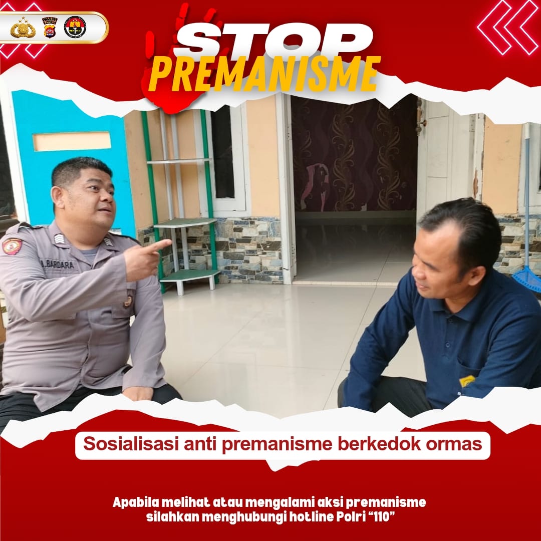 Sosialisasi anti premanisme berkedok ormas