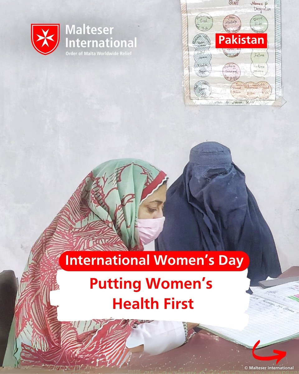 MalteserInt's tweet image. 💜 Empowering women starts with access to healthcare! In Pakistan, our female doctors provide life-saving maternal care to Afghan refugees &amp;amp; host communities—1,685 babies delivered, fostering resilience &amp;amp; dignity. Thanks to @AuswaertigesAmt for the support!
#IWD2024 #WomensHealth