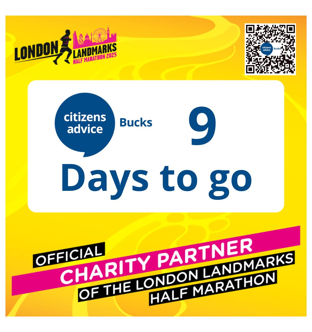 Citizens Advice Bucks (@citadvicebucks) on Twitter photo Could you donate the cost of a coffee to our 8 brave runners?
You can show <a href="/CitAdviceBucks/">Citizens Advice Bucks</a> your support by making a donation on our Just Giving Page justgiving.com/citizensadvice…
Follow the QR code. Thank you!
#llhm2025 #running #charity #halfmarathon #citizensadvicebucks Could you donate the cost of a coffee to our 8 brave runners?
You can show <a href="/CitAdviceBucks/">Citizens Advice Bucks</a> your support by making a donation on our Just Giving Page justgiving.com/citizensadvice…
Follow the QR code. Thank you!
#llhm2025 #running #charity #halfmarathon #citizensadvicebucks