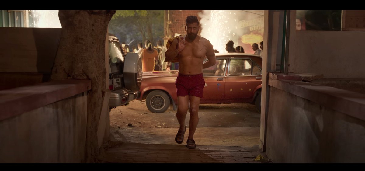 ShreyasS_'s tweet photo. Special mention to Cinematography! 👏🫡

Top notch work capturing both the liveliness of geography &amp; proceedings of the characters...

Surely one of the BESTS in recent times 💯

#VeeraDheeraSooran #VDS2 #ChiyaanVikram https://t.co/IHyvlaRcov