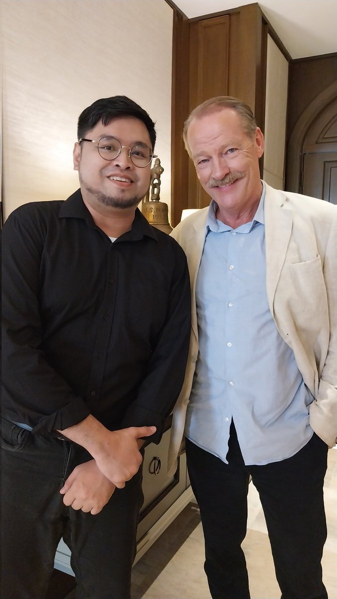jeralduy's tweet image. Press junket with Iain Glen done! Such a cool guy!  #Quezon @TBAStudiosPH #QuezonMovie #GameOfThrones #ResidentEvil #Silo #CastlevaniaNocturne