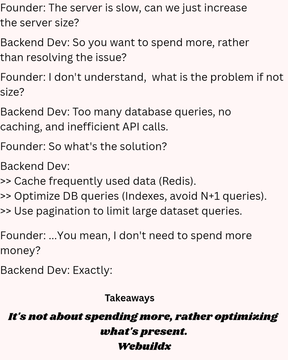 Webuild X stories.
Reshaping the mindset about software engineering.
Did you enjoy this?
#softwareengineer #backenddeveloper #Webuildx