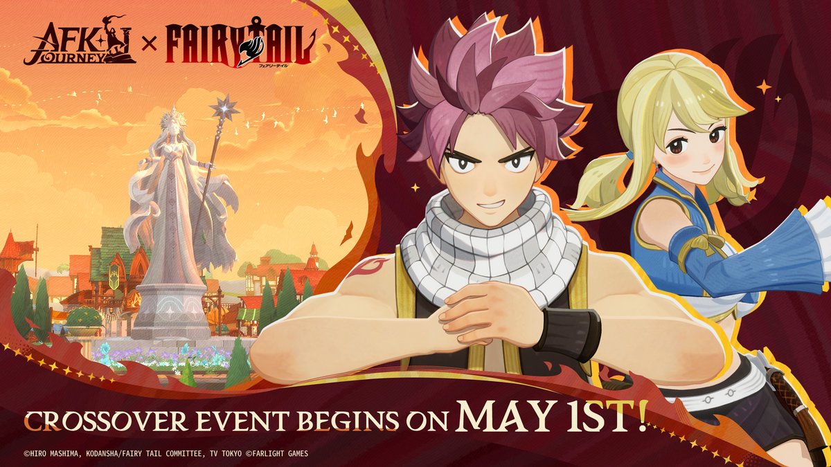 AFK_Journey's tweet photo. AFK Journey x Fairy Tail, Coming Soon.🔥
#AFKJourney #FairyTail https://t.co/X3KOTzIZCS