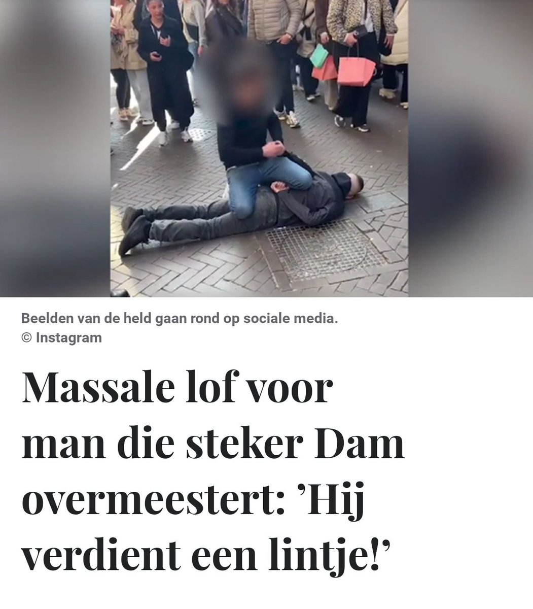 Dikke pluim voor het daadkrachtig handelen van deze held. De heldhaftige burger die donderdag hielp de verdachte van de #steekpartij op de Dam in #Amsterdam te overmeesteren, kan rekenen op massale lof.
 telegraaf.nl/nieuws/6835551…
#politie #aanhouding