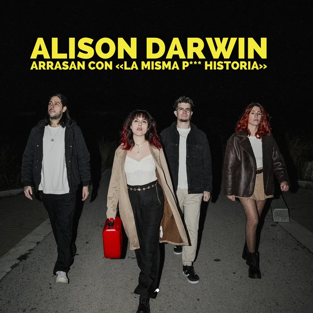 Verdadera Locura (@verdaderalocura) on Twitter photo Con una energía desbordante, <a href="/alisondarwin_/">ALISON DARWIN</a> han llegado para romper moldes y para mostrarnos el mundo a través de su particular visión. Energía, sensibilidad y rabia a partes iguales que han adquirido una nueva dimensión en «La misma p*** historia».❤️🔥💊 bit.ly/VL-2025AlisonD… Con una energía desbordante, <a href="/alisondarwin_/">ALISON DARWIN</a> han llegado para romper moldes y para mostrarnos el mundo a través de su particular visión. Energía, sensibilidad y rabia a partes iguales que han adquirido una nueva dimensión en «La misma p*** historia».❤️🔥💊 bit.ly/VL-2025AlisonD…