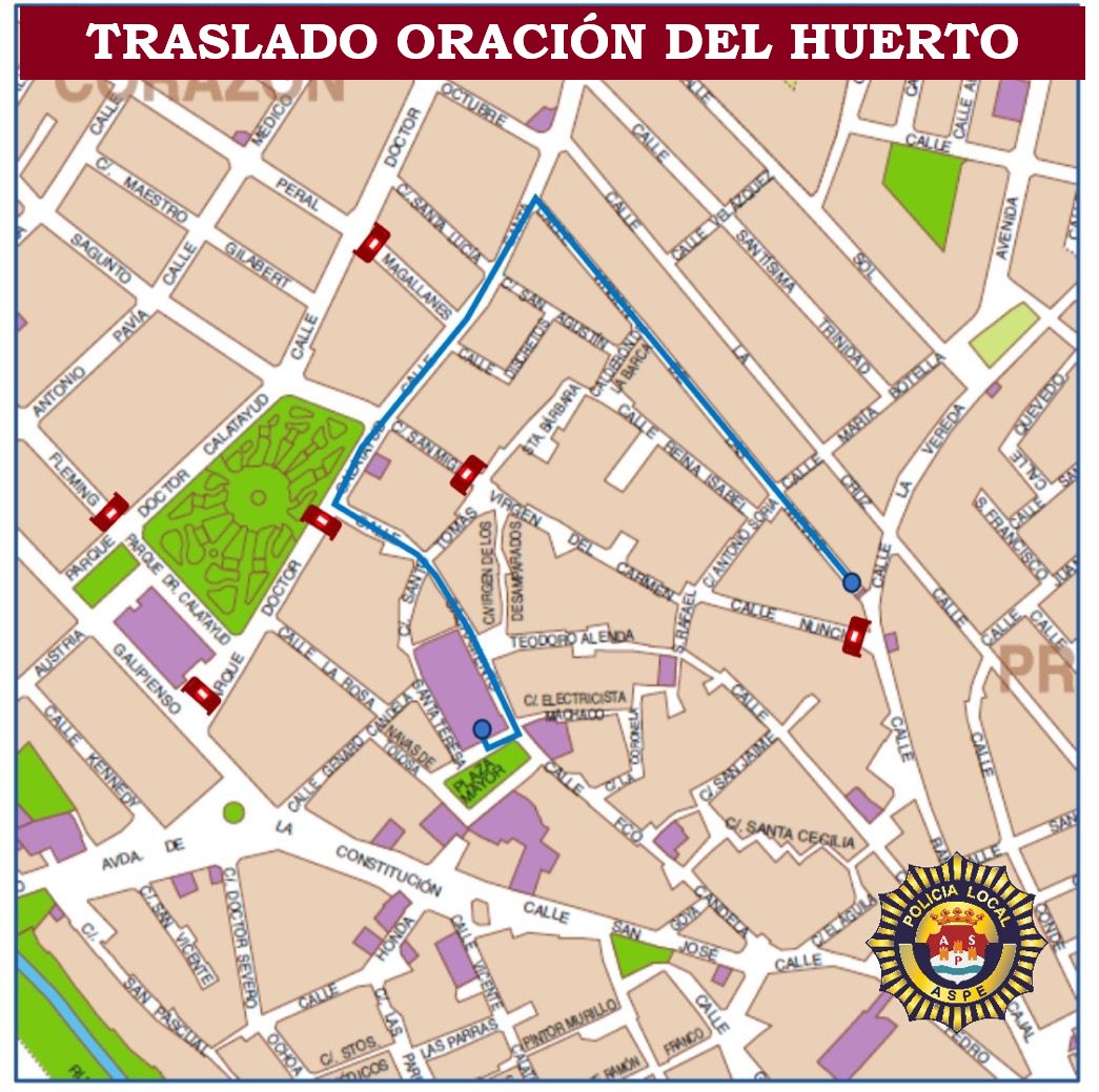 🚦 DISPOSITIVOS DE TRÁFICO PARA ESTE FIN DE SEMANA 🚔
📜 PASACALLES PRESENTACION REVISTA
📆Viernes 28 - 19:00h
⚽🏀 JORNADA MULTIDEPORTE 
📆 Sábado 29 - 09:00h a 14:00h
🌿🙏 TRASLADO ORACIÓN DEL HUERTO
📆 Domingo 30 - 11:00h
¡Gracias por vuestra colaboración!
