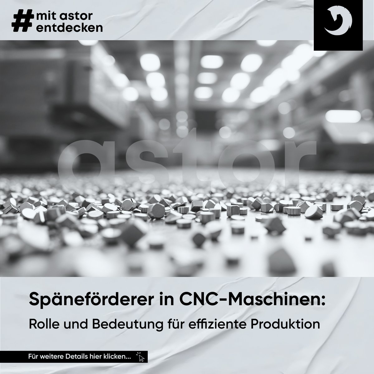 AstorEurope's tweet photo. Metallspäne in Ihrer CNC-Produktion? 🛠️ Späneförderer sind die Lösung für effiziente Späneentfernung und Maschinenschutz. Erfahren Sie mehr in unserem Blogartikel. 
https://t.co/gR1P18wFse
 #CNCProduktion #Späneförderer #Effizienzsteigerung https://t.co/J3zJb3awul