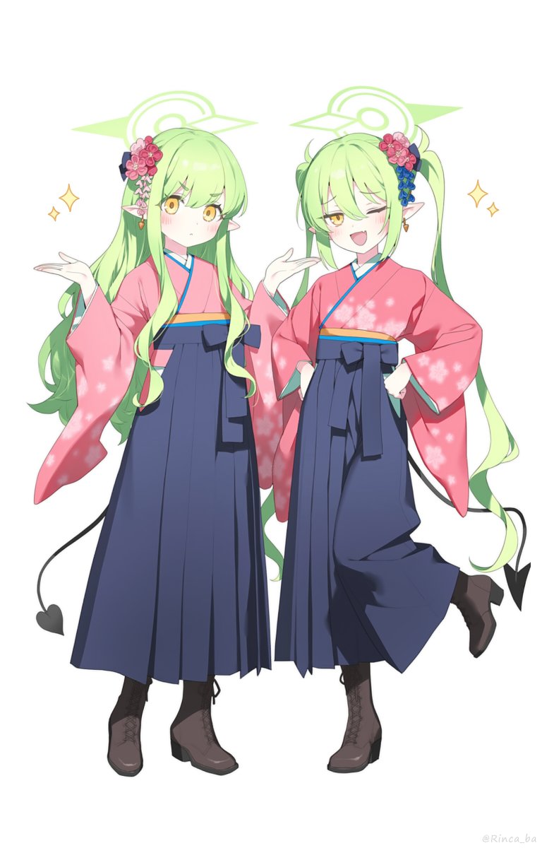 ヒカリ「橘ヒカリ&橘ノゾミ#ブルアカ #BlueArchive 」|RInCAのイラスト